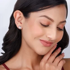 Manali's Shining Swan Studs