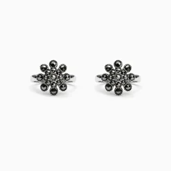 Oxidised Silver Aabha Toe Rings
