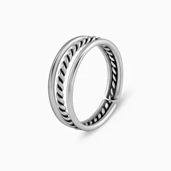Oxidised Silver Footsie Bling Toe Rings