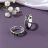 Oxidised Silver Ishani Toe Rings