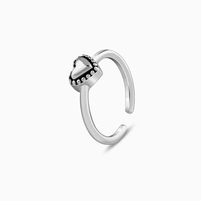 Oxidised Silver Ishika Toe Rings