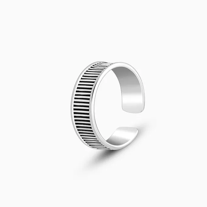 Oxidised Silver Jaya Toe Rings