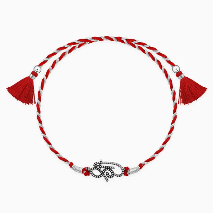 Oxidised Silver Shree Rakhi