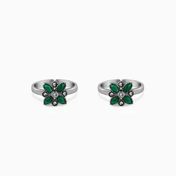 Oxidised Silver Tanvi Toe Rings