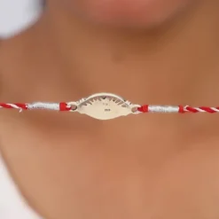 Oxidised Silver Vinayak Rakhi