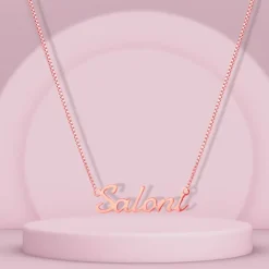 Personalised Rose Gold Regalia Pendant