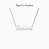 Personalised Silver Regalia Pendant