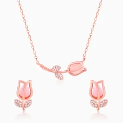 Pink Quartz Flower Combo