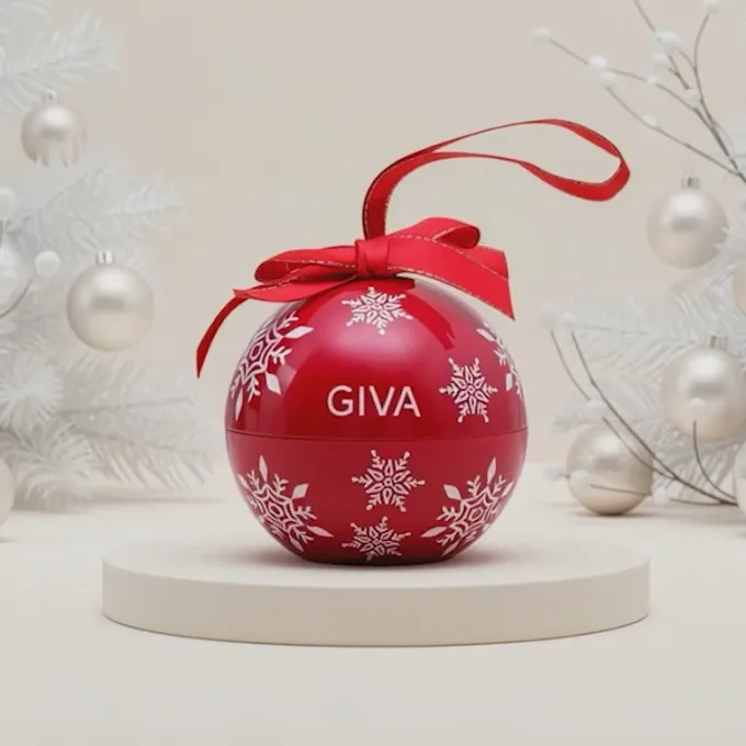 Red Bauble Gift Box for Pendant/Earrings (box only)