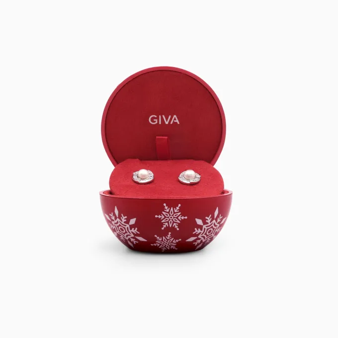 Red Bauble Gift Box for Pendant/Earrings (box only)