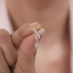 Rose Gold Pear Drops Earrings