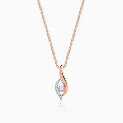 Rose Gold Serenade Diamond Pendant