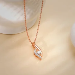 Rose Gold Serenade Diamond Pendant