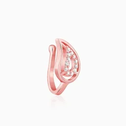 Rose Gold Aam Nose Pin (Clip on)