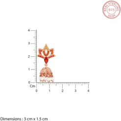 Rose Gold Adishakti Jhumka