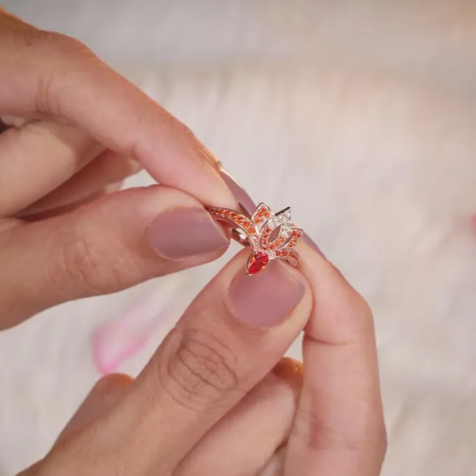 Rose Gold Adishakti Ring