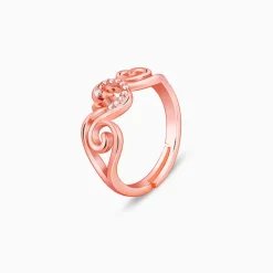 Rose Gold Admiring Peacock Ring