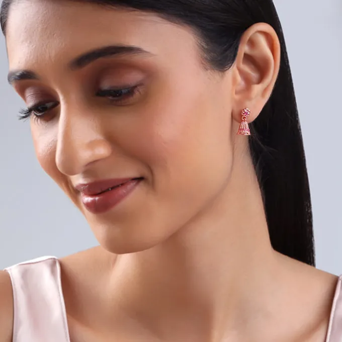 Rose Gold Ahilya Jhumki
