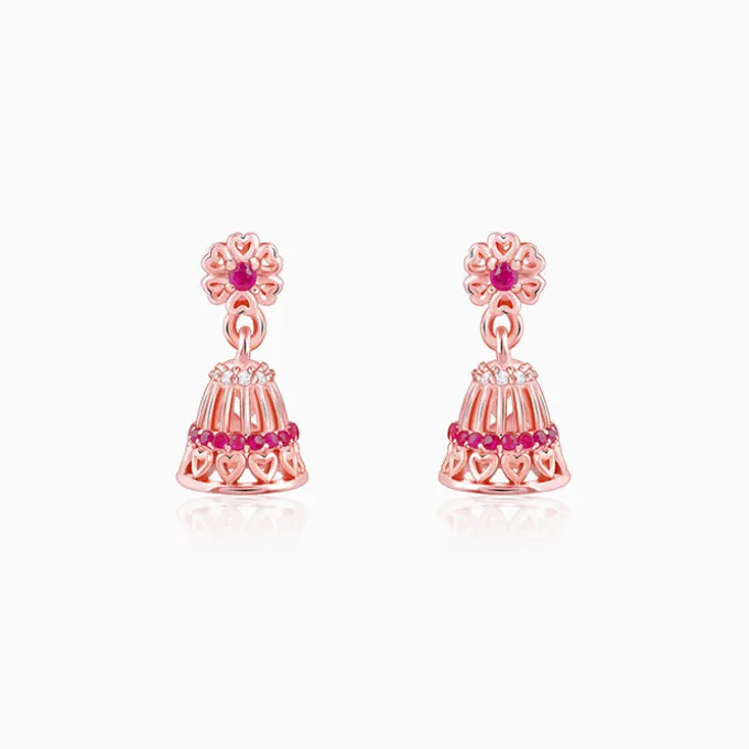 Rose Gold Ahilya Jhumki