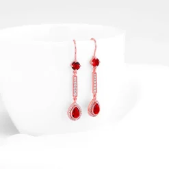 Rose Gold Always Love Earrings