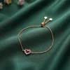 Rose Gold Amora Drop Bracelet