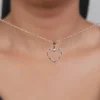 Rose Gold Amora Gleam Pendant with Link Chain
