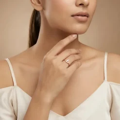 Rose Gold Aphrodite Shine Ring (Size 12)