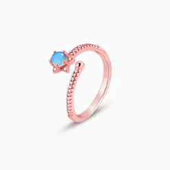 Rose Gold Aquatic Ring