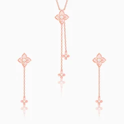 Rose Gold Artsy Floral Set