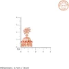 Rose Gold Ataecina Jhumki