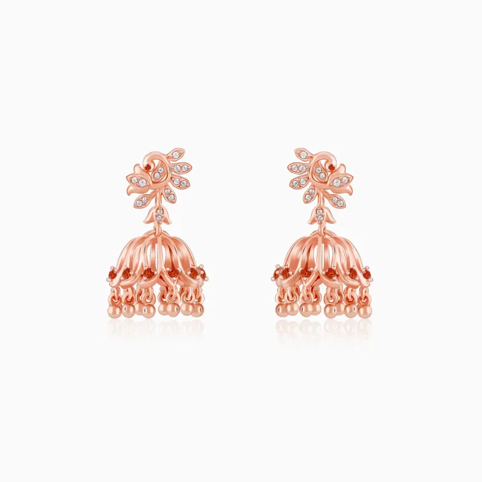 Rose Gold Ataecina Jhumki