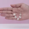 Rose Gold Baguette Bunch Necklace