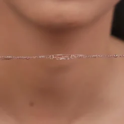 Rose Gold Beaded Heart Layered Bracelet