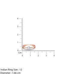Rose Gold Begin Forever Solitaire Lab Grown Diamond Ring