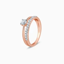 Rose Gold Begin Forever Solitaire Lab Grown Diamond Ring