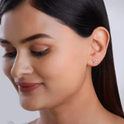 Rose Gold Blissful Moments Diamond Studs