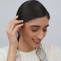 Rose Gold Blossoming Crocus Earrings