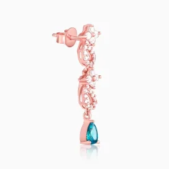 Rose Gold Blue Drop Set