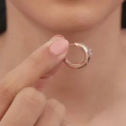 Rose Gold Blush Affair J Stud Earrings
