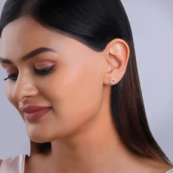 Rose Gold Bold & Bae Convertible Diamond Earrings