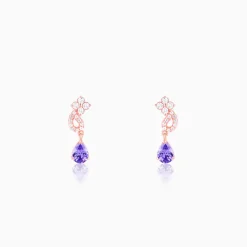 Rose Gold Bridal Celebration Earrings
