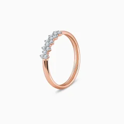 Rose Gold Bunch of Grace Diamond Ring