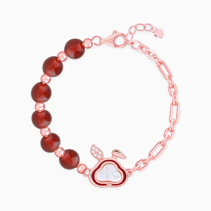 Rose Gold Bunny Kids Bracelet (0 - 2 Years)