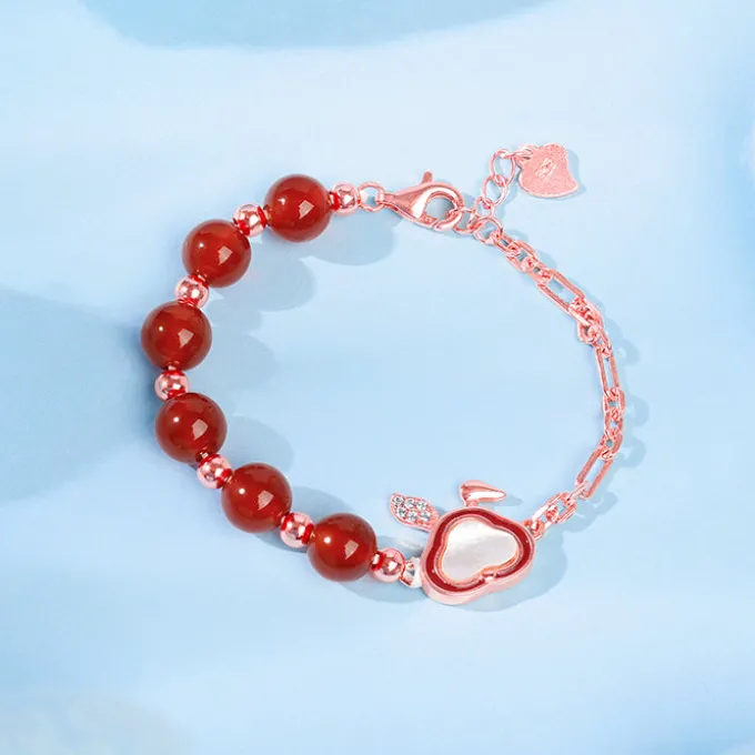 Rose Gold Bunny Kids Bracelet (0 - 2 Years)