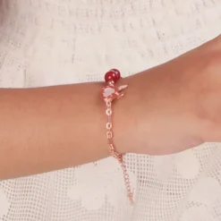 Rose Gold Bunny Kids Bracelet (2 - 8 Years)