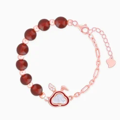 Rose Gold Bunny Kids Bracelet (2 - 8 Years)