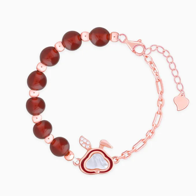 Rose Gold Bunny Kids Bracelet (2 - 8 Years)