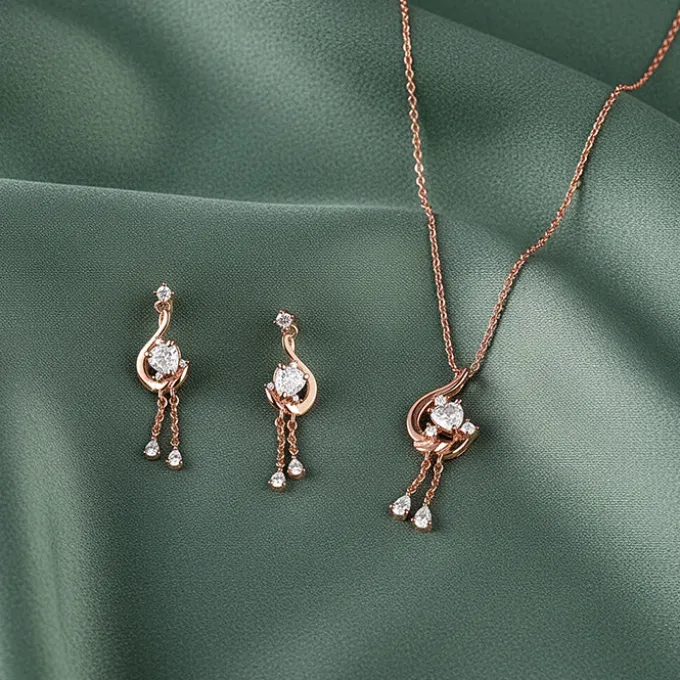 Rose Gold Carry Your Heart Set