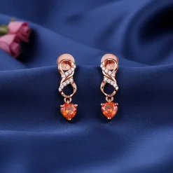 Rose Gold Choosing You Earrings