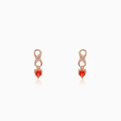 Rose Gold Choosing You Earrings